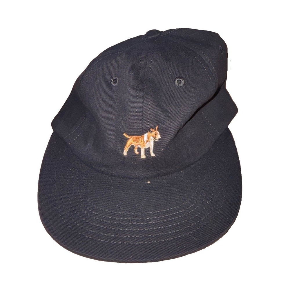 Acapulco Gold Black "Purebred" 6-panel Leather Strapback Cap Mens Made USA